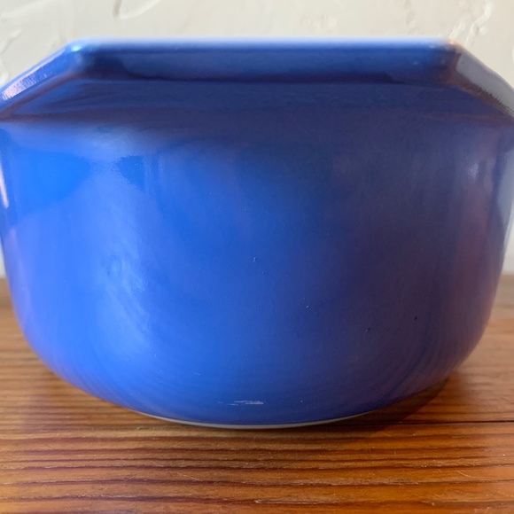 Vintage Pyrex Blue 2.5 Qt Oval Casserole Dish | Mid Century Modern - Picture 9 of 16
